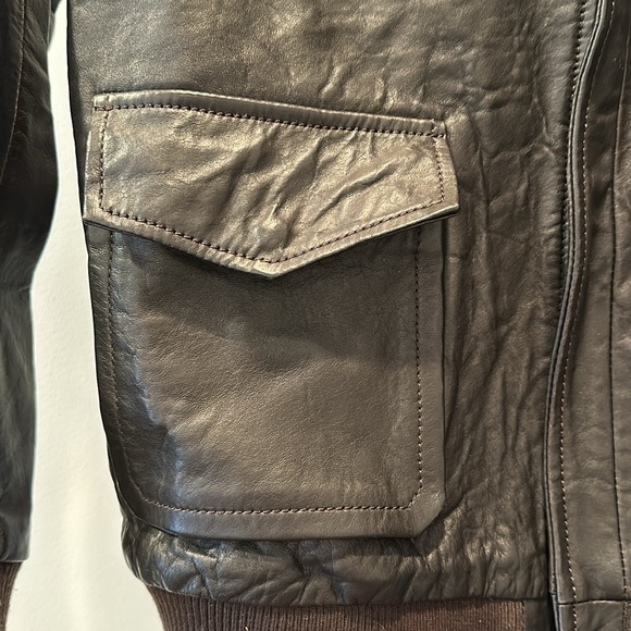 The Kooples real leather real fur hooded leather jacket size small - Picture 5 of 15